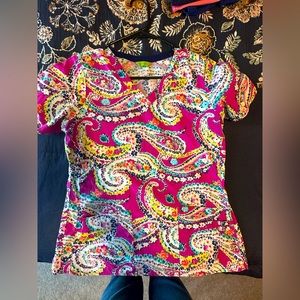Vera Bradley scrub top